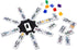 12 Set 91 9 Homwom Mexican Train Dominoes with Numbers Double Colored Numerical Dominoes Game Tiles with Trains