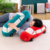 XIZHI Cute Tractor Plush Toy - Soft Stuffed Car Pillow, Long Sedan Blue Plushie Gifts for Kids Birthday