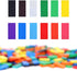 BigOtters Super Domino Blocks - 360PCS Bulk Kit, 12 Colorful Wooden Domino Blocks Educational Racing Game