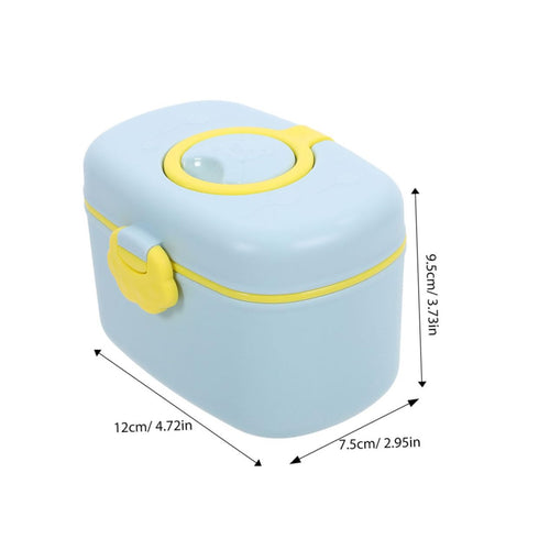 GARIOUANS 2Pcs Backpacks Portable Milk Powder Storage Container Travel Friendly Formula Dispenser for Boy Girl Compact