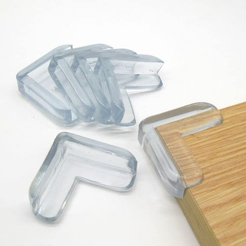 Baby Soft Corner Protectors, Clear Furniture Table Desk Bumpers, Safety Baby Proofing, 10 Pack
