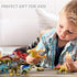 Set, 6 7 Inch 6 Pack OuMuaMua Dinosaur Toys, Plastic Dinosaur Figure Ideal Education Toys for Kids, Including T-Rex
