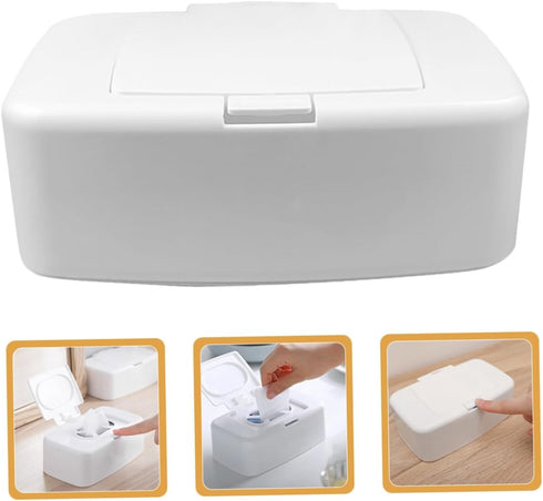 LIFKOME Refillable Baby Wipe Holder - Travel Size Dispenser