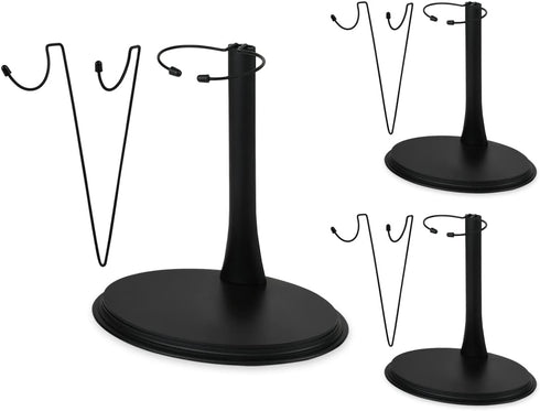 DS. DISTINCTIVE STYLE 1/6 Scale Action Figure Display Stand Set - Adjustable Height (5 to 8 Inches) with U and C Clips