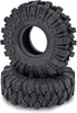 RCLIONS 4PCS Micro 1" Wheel Tyres 62mm for 1/24th Axial SCX24 Deadbolt, C10, JLU, CRC, Bronco RC Crawler