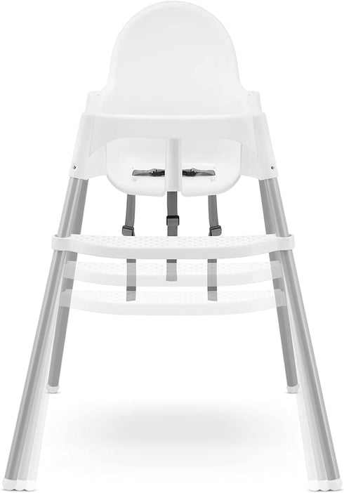 Generic Adjustable Non-Slip Foot Rest for IKEA Antilop High Chair - White