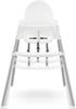 Generic Adjustable Non-Slip Foot Rest for IKEA Antilop High Chair - White