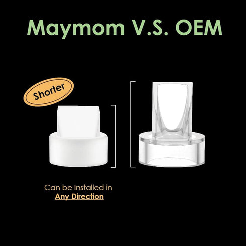 Momcozy S9/S12, 2011 4pc Maymom Duckbill Valve Compatible with Spectra Caracup, FEISIKE Cup Version, TSRETE; (Green)