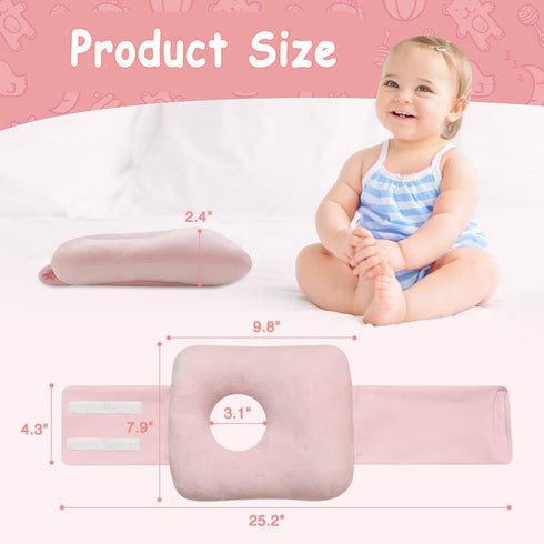 Tummy G Tube Time Pillow Feeding Tube Belt Pads Adjustable Nursing Pillow with a Hole for Supporting Babies Infant