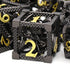 Set DND Dice, Dungeons and Dragons Metal Dice Polyhedral Role Playing Gaming HNCCESG Hollow Cthulhu Dice for Table Game