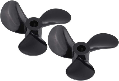 3 4mm RC Boat Propellers, Durable Plastic Blades CW CCW Design, Outboard Propellers, Shaft for RC Hobbyists, Boat