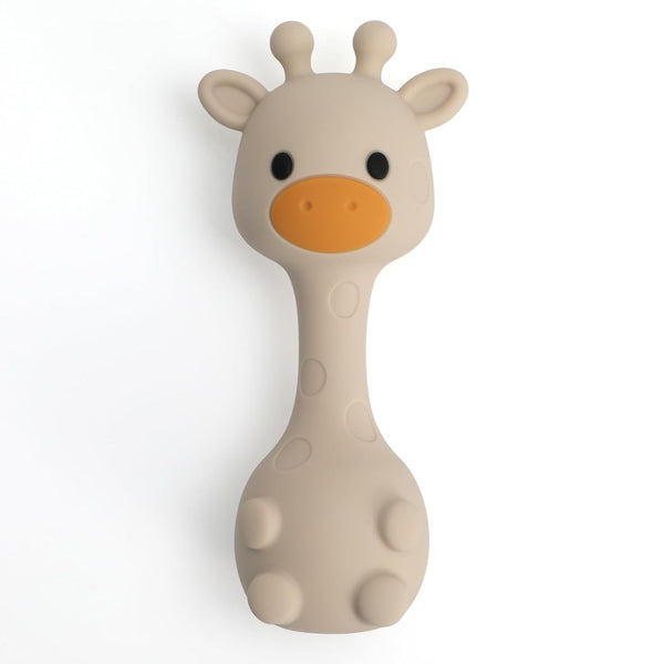 Silicone Little Giraffe Shaker Rattle Toy for Babies | Food Grade Silicone