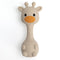 Silicone Little Giraffe Shaker Rattle Toy for Babies | Food Grade Silicone