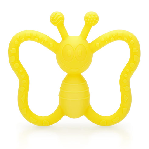 Baby Teething Toys, Butterfly Design Teether Pain Relief Toy for Newborn Babies,