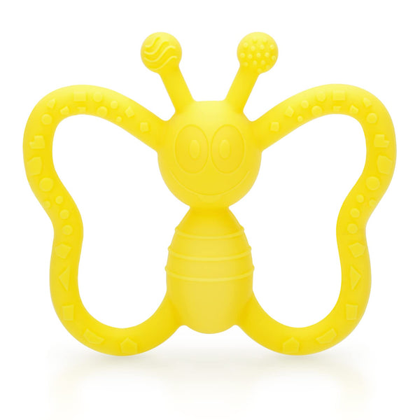 Baby Teething Toys, Butterfly Design Teether Pain Relief Toy for Newborn Babies,
