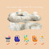 0-2 Baby Neck Pillows, Comfortable Baby Travel Head Neck Support for Car Seat Stroller Pushchair, Soft PP Cotton Travel