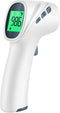 Touchless Thermometer for Adults, Digital Infrared Thermometer Gun with Fever Alarm, Fast Accurate Results (Gray)