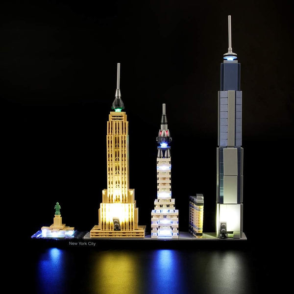 Lightailing Light Set for Architecture New York City Building Blocks Model - LED Kit Compatible with Lego 21028