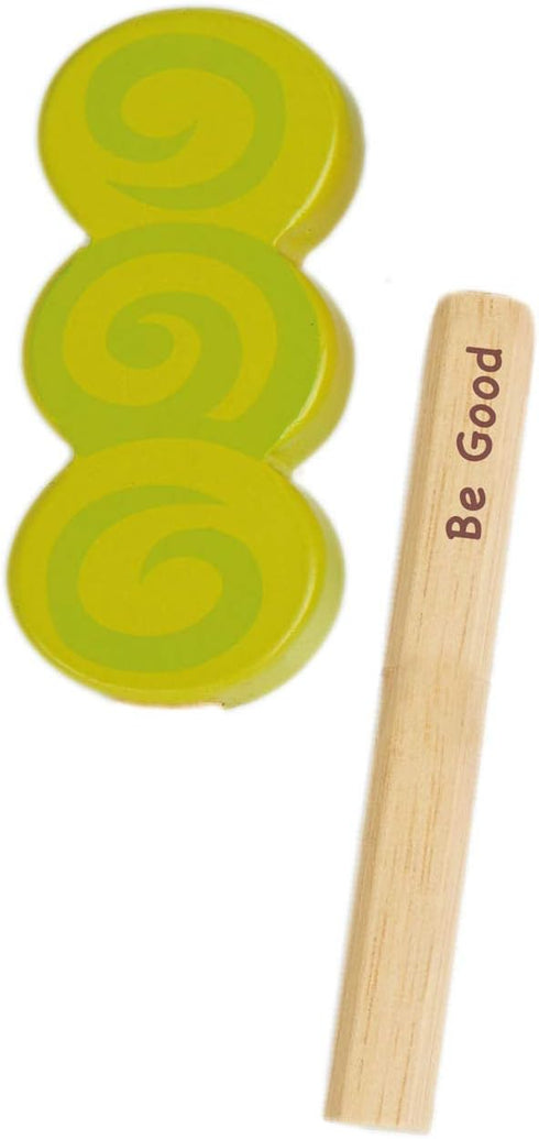 13 6 3+ Tender Leaf Toys - Ice Lolly Shop - Pieces Pretend Food Play Toy with Wooden Popsicles Ice Cream Bars