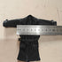 BOSWON 1/12 6" Scale Sodier Wired Black Faux Leather Trench Coat Model for Figure