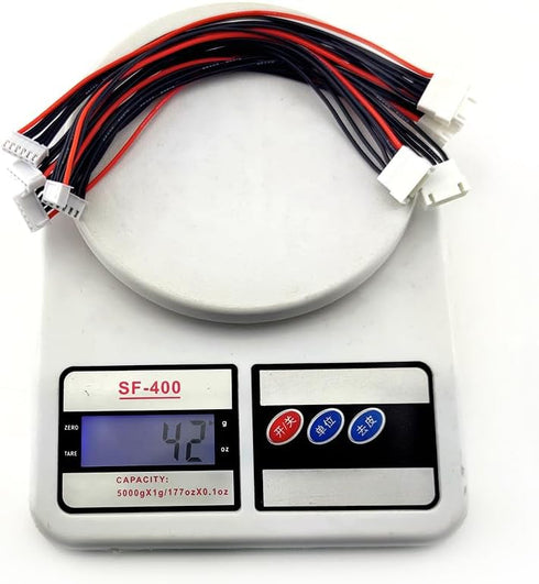5PCS JST-XH 5S Balance Extension Cable for Lipo Charger, 20CM JST Balance Leads for LiPo Battery Balance Charging 22AWG