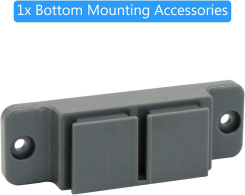 WOMHOM Retractable Baby Gates Replacement Parts Kit (Grey), Extra Wide Baby Gate Full Set Accessories