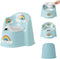 Potty Training Toilet for Toddlers with Easy-Clean Removable Bowl, Built-In Splash Guard,