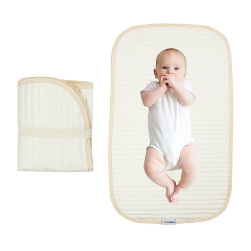 Portable Diaper Changing Pad-Quilted Thicker Waterproof Changing Pad-Change Pad Liner Bed Pad
