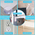 HUIESON 40 Pack Baby Proofing Kit | Hidden Cabinet Drawer Locks, Adjustable Latches, Outlet Covers, Corner Guards
