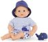 12" 18 Corolle Bebe Bath Marin Baby Doll - Soft-Body with Rubber Whale Toy, Safe for Water Play in Bathtub or Pool