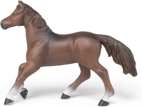 Papo Hand-Painted Figurine - Horses, Foals and Ponies - Anglo-Arab Mare Figure 51075 - Collectible for Children