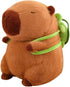 Capybara Stuffed Animals Plushies, Adorable Plush Toy with Removable Turtle Backpack, Unique Gifts for Kids