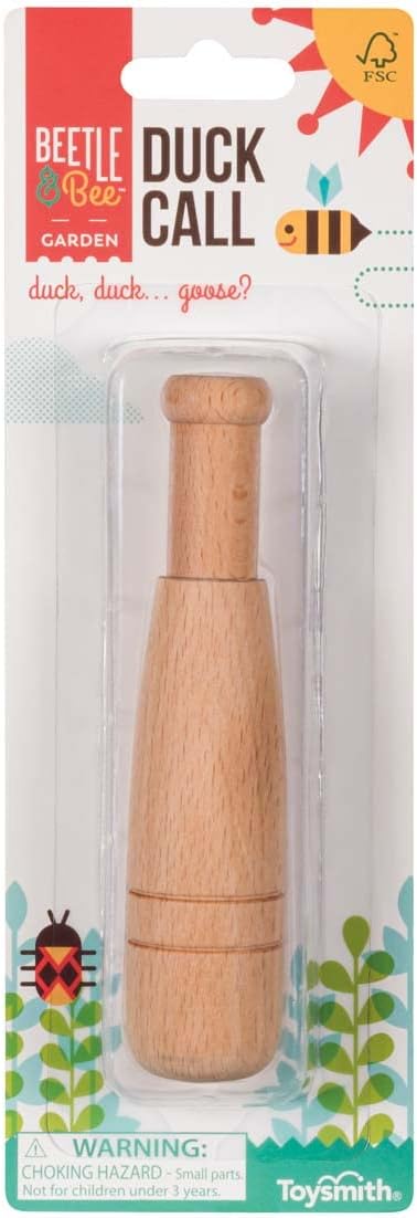Beetle & Bee Duck Call, FSC Certified Wood Outdoor Adventure Toy for Boys and Girls 3+