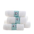 HIPHOP PANDA Baby Washcloths, 6 Pack - Rayon Made from Bamboo, 2 Layer Ultra Soft Absorbent Newborn Bath Towel - White