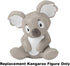 Replacement Gray Koala Bear Figure for Fisher-Price Little People Safari Animal Friends Playset - GFL22