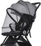 Stroller Mosquito Net, Baby Bassinet Net Cover, Universal Pram Zipper Mesh Bug Net for Pushchair