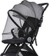 Stroller Mosquito Net, Baby Bassinet Net Cover, Universal Pram Zipper Mesh Bug Net for Pushchair