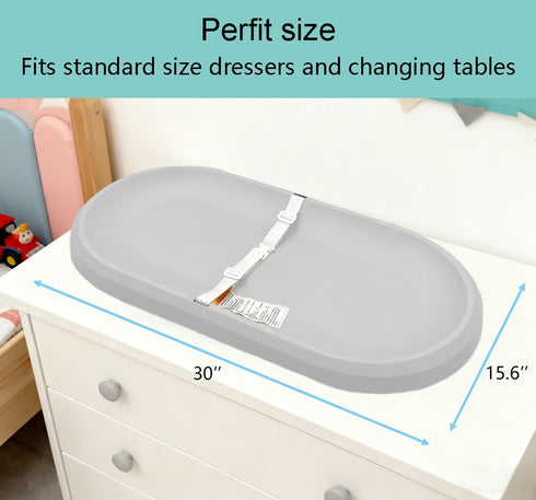 ROGSOUTH 30"x 15.6", Baby Changing Pad - Lightweight Wipeable Foam Changing Pad, Comfortable and Waterproof, Fits All