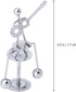 Veemoon Perpetual Motion Desktop Ornament Metal Balance Decoration Small Physics Decor Perpetual Motion Machines Energy Desk Mini Iron Art Decor for Home Office