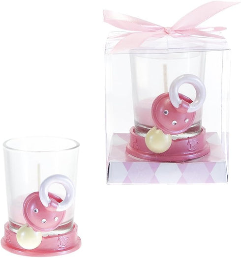 Lunaura Baby Keepsake - Set of 12 Girl Baby Pacifier with Crystals