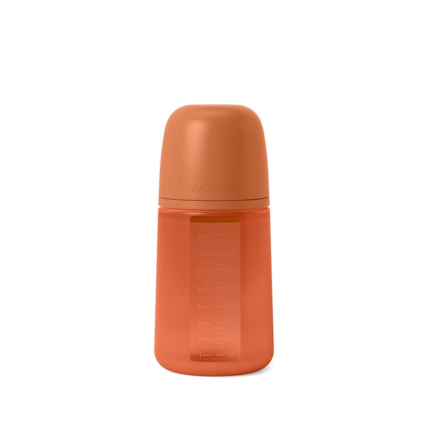 Suavinex Color Essence SX PRO Physiological Soft Flexible Silicone Baby Bottle - Anti Colic, Supports Breastfeeding,