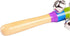 2 Pack Vivid Color Rainbow Handle Wooden Bells, Jingle Stick Shaker Rattle, 10 Jingle Bells Musical Toys