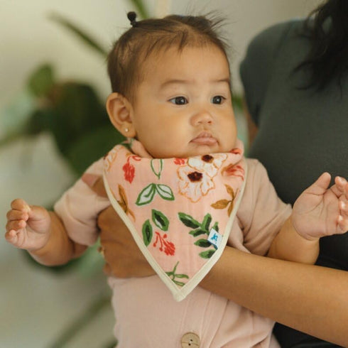 Little Unicorn Cotton Muslin with Fleece Bandana Bib