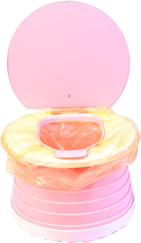 Gigentro 2 Toddler Potty - Collapsible Training Seat For Toddlers - Portable Travel Toilet Trainer for Baby Boys