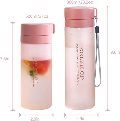 WYDNX 21oz/28.2oz Medium-28.2) Water Bottle Water Bottle Without BPA PP Material Safety Water Cup Resistant to High