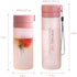 WYDNX 21oz/28.2oz Medium-28.2) Water Bottle Water Bottle Without BPA PP Material Safety Water Cup Resistant to High