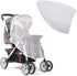 Mosquito Net for Stroller, Universal Full Cover Baby Mosquito Netting for Strollers, Car Seat, Jogger, Bassinets