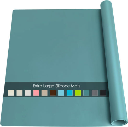 Extra Large Silicone Countertop Mat, Silicone Table Mat Kitchen Counter Protector Nonslip
