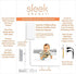 sleek socket 8-Foot No Shock Child Protector, Outlet & Plug Concealer with Protective Cord Clips, Flat Extension Cord