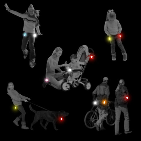 DEMYPROX Backpacks, funflector Safety Reflectors - Stars - Stylish Reflective Gear for Jackets, Bags, Purses, Strollers